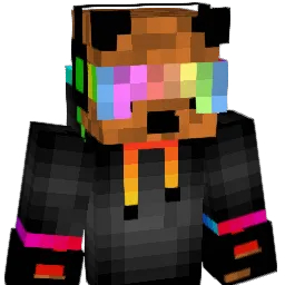 Mangled Minecraft avatar bust
