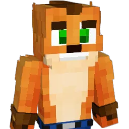 ManuCrashTV Minecraft avatar bust