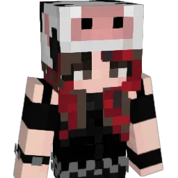 Mapachitaaa Minecraft avatar bust
