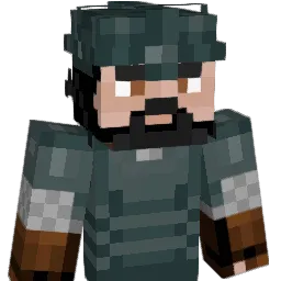 Maskazombi Minecraft avatar bust