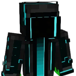 MaskedCyber Minecraft avatar bust