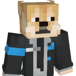 McDoge Minecraft avatar bust
