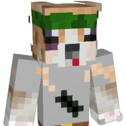 Megacreepdoge Minecraft avatar bust