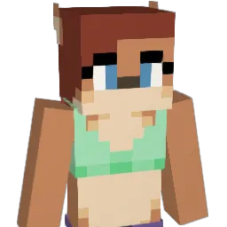 Megamums Minecraft avatar bust