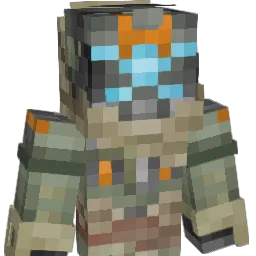 Mehael Minecraft avatar bust