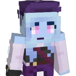 Mekayblueyyy Minecraft avatar bust
