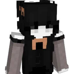 Melkmeisje Minecraft avatar bust