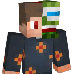 Melonenmensch Minecraft avatar bust