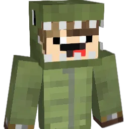 Memosaurio Minecraft avatar bust