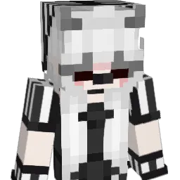 Meowzmerized Minecraft avatar bust