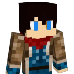MerIin Minecraft avatar bust