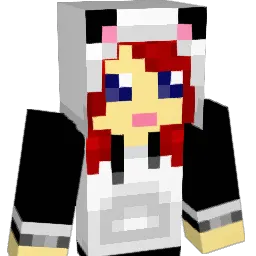 MerMer Minecraft avatar bust