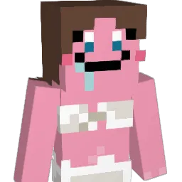 Meraid Minecraft avatar bust