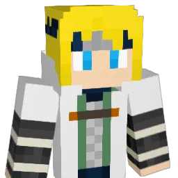 Mewted Minecraft avatar bust