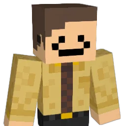 Mewtem Minecraft avatar bust