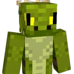 MgDino Minecraft avatar bust