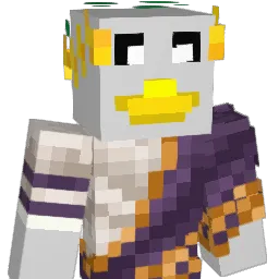 MiQueeN Minecraft avatar bust