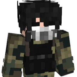Midoritronics Minecraft avatar bust