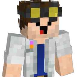Mikronik Minecraft avatar bust