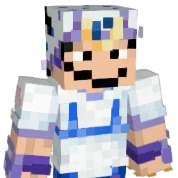 Milk Minecraft avatar bust