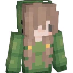MilkMah Minecraft avatar bust
