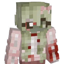 Milkbatt Minecraft avatar bust