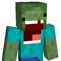 Mined Minecraft avatar bust