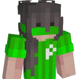 Minhoquito Minecraft avatar bust