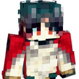 Miskaande Minecraft avatar bust