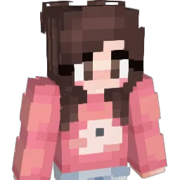 MissLou Minecraft avatar bust