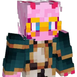 MissPinkDragon Minecraft avatar bust