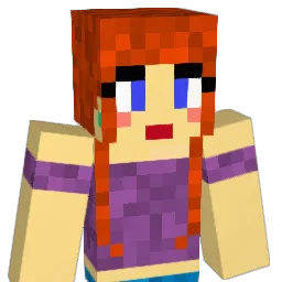 Missy1304 Minecraft avatar bust