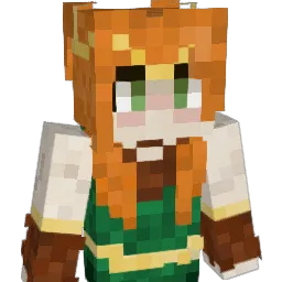 MistFoxx Minecraft avatar bust