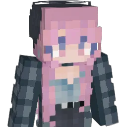 MlecznaLala Minecraft avatar bust