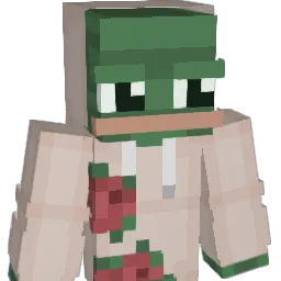 MoistAqua Minecraft avatar bust