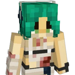 Monadenium Minecraft avatar bust
