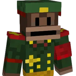 Monkzs Minecraft avatar bust
