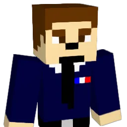 MonsieurMacron Minecraft avatar bust