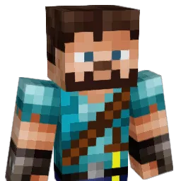 Monsunowy Minecraft avatar bust