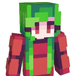 MoonGlitta Minecraft avatar bust