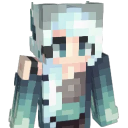 MostlyWolfen Minecraft avatar bust