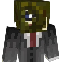 Mothrepellent Minecraft avatar bust