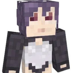Motoko12 Minecraft avatar bust
