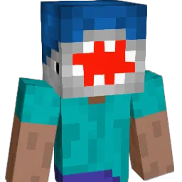MrFins Minecraft avatar bust