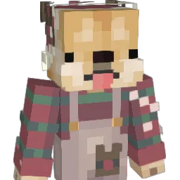 Muffinway Minecraft avatar bust