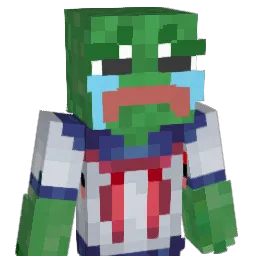 Munchy Minecraft avatar bust
