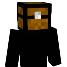 Mushroomness Minecraft avatar bust