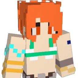 Myahko Minecraft avatar bust