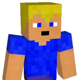 N10360 Minecraft avatar bust