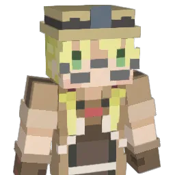 N3443 Minecraft avatar bust